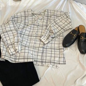 All in Favor Striped Blouse